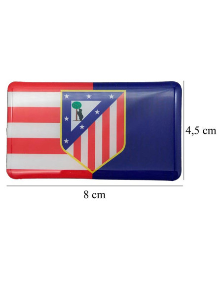 Atlético de Madrid imán rectangular escudo rojiblanco