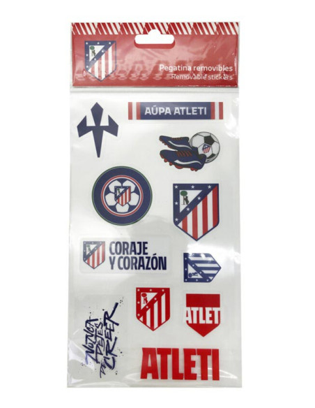 Atlético de Madrid Pack 14 stickers vinilo removibles