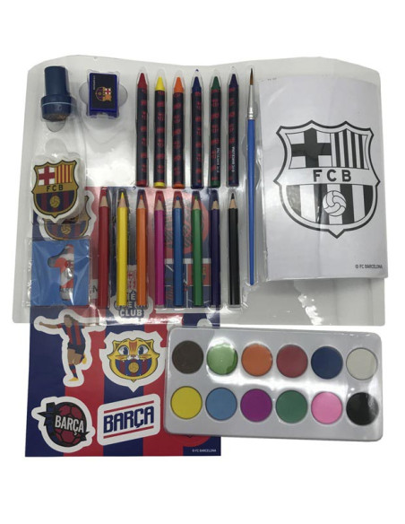FC Barcelona Pack 38 piezas manualidades y hucha
