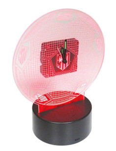 Atlético de Madrid Reloj metacrilato con luz led 2
