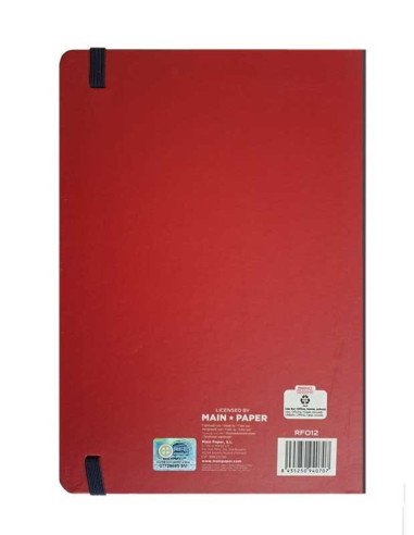 Notebook Selección Española 96 hojas 14,5x21 cm