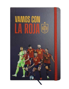 Notebook Vamos con la Roja 96 hojas 14,5X21 cm.