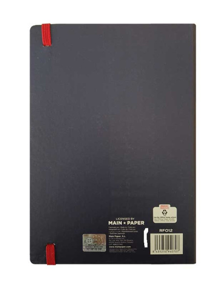 Notebook Vamos con la Roja 96 hojas 14,5X21 cm.