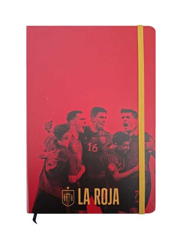 Notebook Selección Española La Roja 96 hojas 14,5x21 cm.