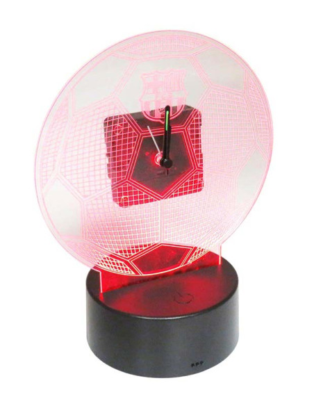 FC Barcelona reloj metacrilato con luz Led multicolor