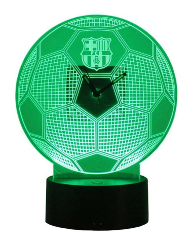 FC Barcelona reloj metacrilato con luz Led multicolor