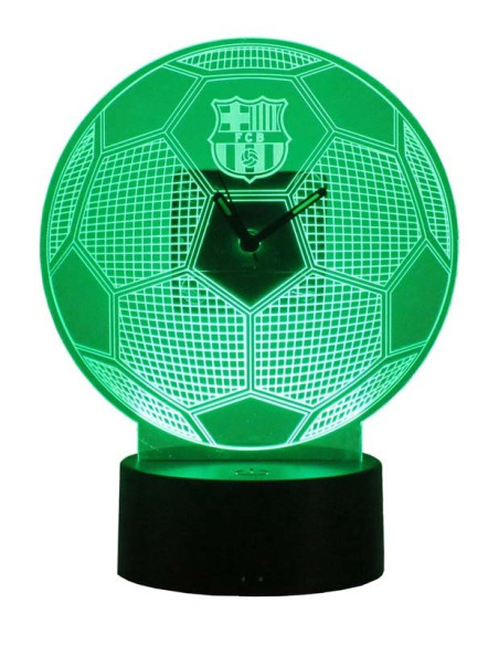 FC Barcelona reloj metacrilato con luz Led multicolor