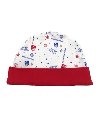 Set bebé Atlético Madrid gorro body guantes y manoplas