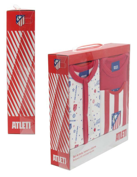 Atlético de Madrid set bebé 3 piezas 3/6 meses