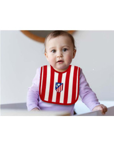 Atlético de Madrid set 3 baberos 100% algodón 2