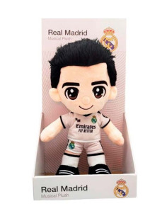 Real Madrid jugador musical de peluche 32 cm