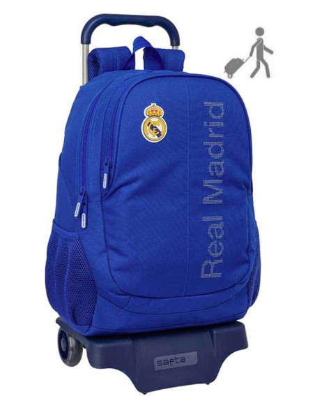 Mochila grande Real Madrid 2026 con carro escolar