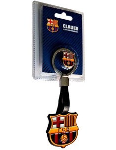 FC Barcelona llavero+pin metálicos azulgrana c/relieve