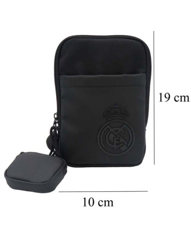 Real Madrid Bandolera Cross Body compartimento airpods