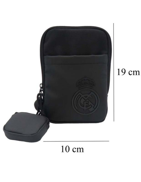 Real Madrid Bandolera Cross Body compartimento airpods