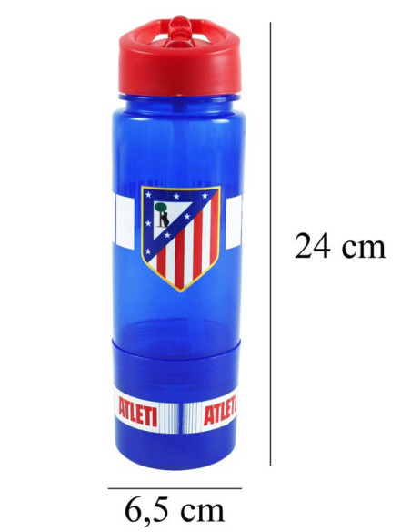 Atlético de Madrid botella con snack 450 ml y 150 ml
