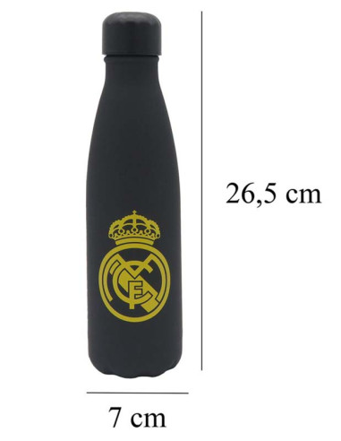 Real Madrid botella acero inoxidable con doble pared