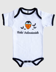 Body Valencia CF manga corta de algodón para bebés