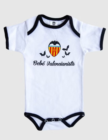 Body Valencia CF manga corta de algodón para bebés
