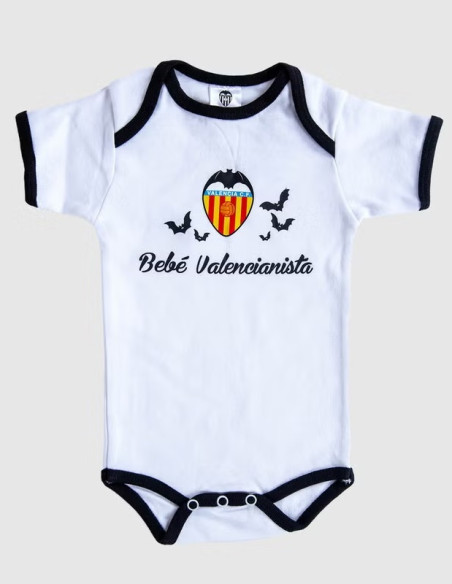 Body Valencia CF manga corta de algodón para bebés
