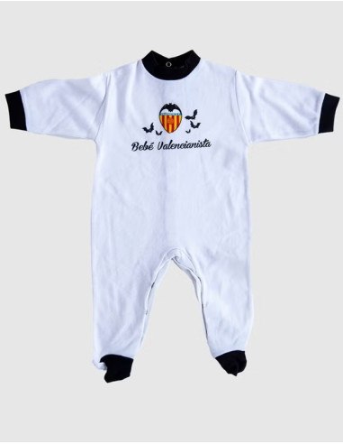 Pelele pijama Valencia CF bebés y niños pequeños