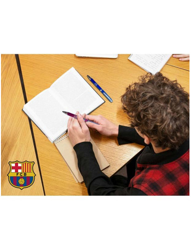 FC Barcelona Set 2 bolígrafos metálicos azul y grana