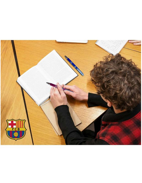 FC Barcelona Set 2 bolígrafos metálicos azul y grana