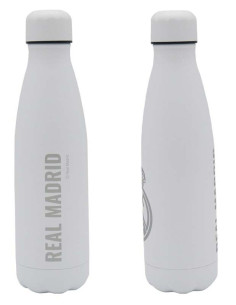 Real Madrid botella acero inoxidable blanca doble pared 2
