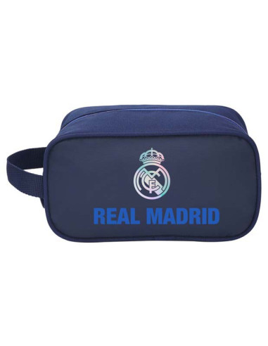 Real Madrid Portatodo Jumbo con cierre cremallera 22x12x12 cm