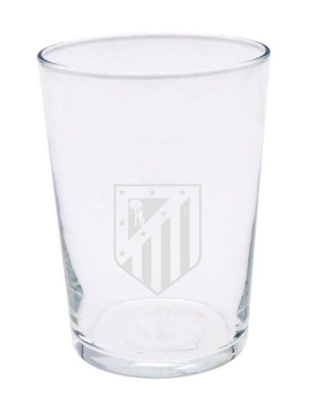 Atlético de Madrid vaso cristal agua 270 ml 11x8x7,5 cm
