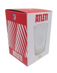 Atlético de Madrid vaso cristal agua 270 ml 11x8x7,5 cm 2