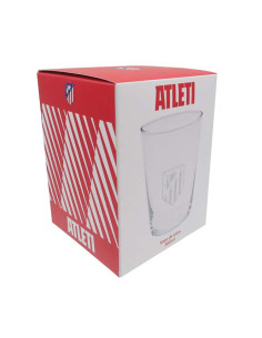 Atlético de Madrid vaso de cristal con escudo Atleti 500 ml 2