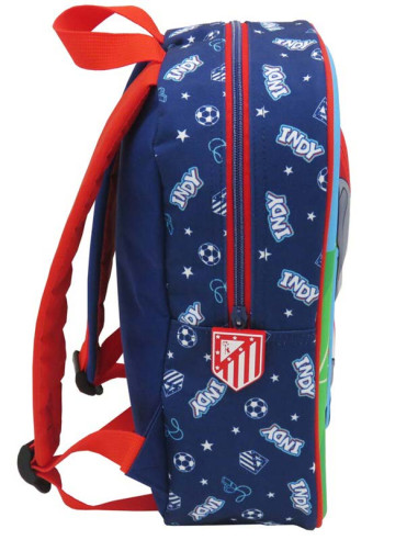 Atlético de Madrid mochila guardería Indi 3D 32x24x10 cm
