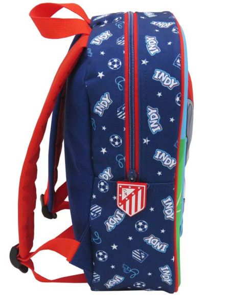 Atlético de Madrid mochila guardería Indi 3D 32x24x10 cm