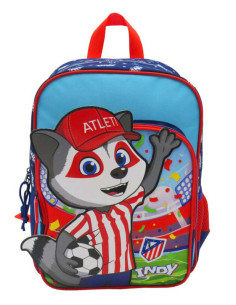 Atlético de Madrid Mochila escolar infantil Indi 35x26x12 cm