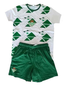 Real Betis Pijama manga corta de verano infantil triángulos