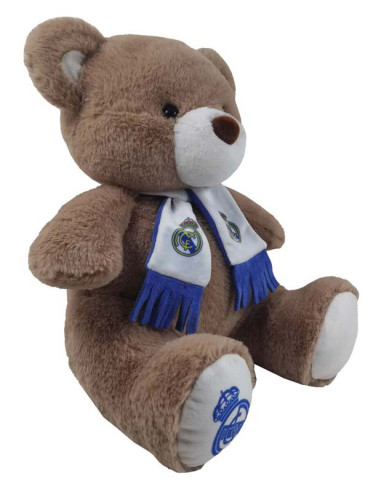 Real Madrid Osito de peluche con bufanda 32x30 cm