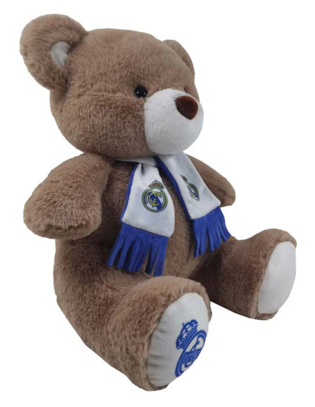Real Madrid Osito de peluche con bufanda 32x30 cm
