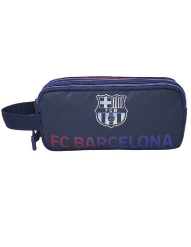 FC Barcelona Estuche portatodo 3 departamentos 22x10x7 cm