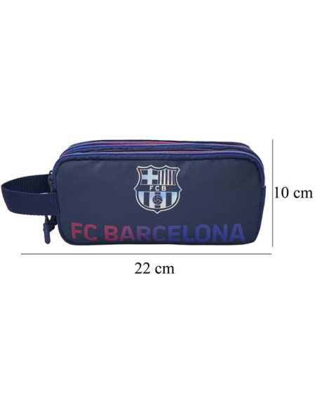 FC Barcelona Estuche portatodo 3 departamentos 22x10x7 cm