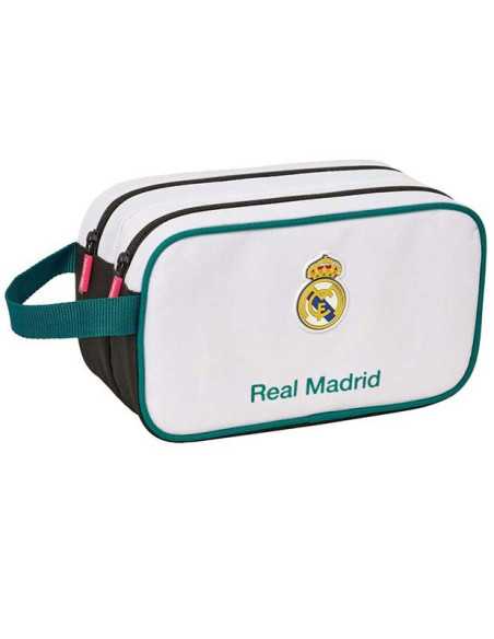 Neceser Real Madrid con 2 cremalleras ajustable a carro 2026-27
