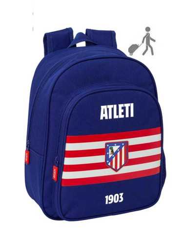 Mochila infantil Atlético de Madrid adaptable carro escolar 2026-27