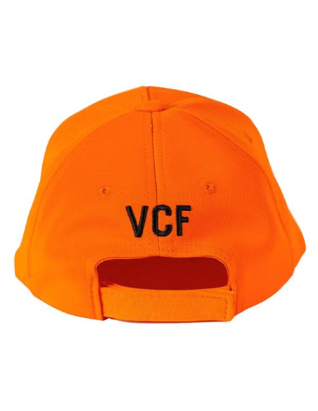 Gorra Valencia CF color naranja juvenil y adulto 2026