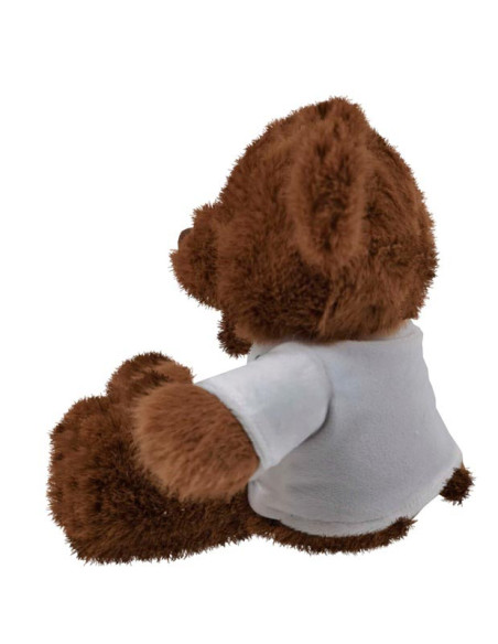 Osito peluche Real Madrid 20 cm. color marrón con camiseta