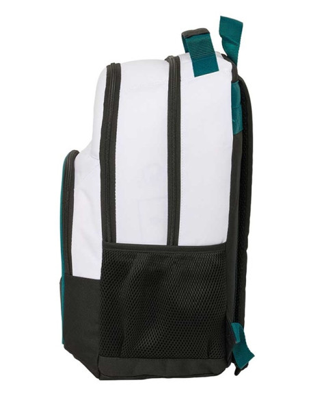 Mochila grande Real Madrid multibolsillos adaptable carro escolar