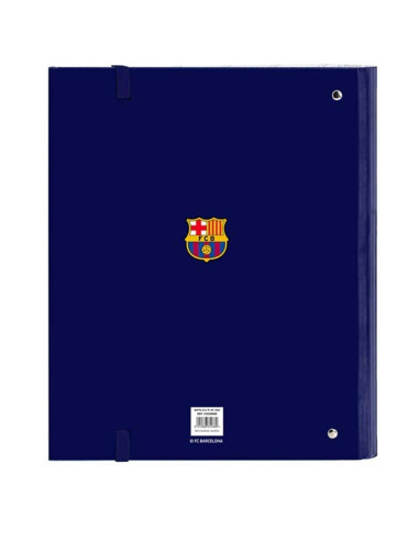 Carpeta 4 anillas FC Barcelona 100 hojas A4 de 35 cm.