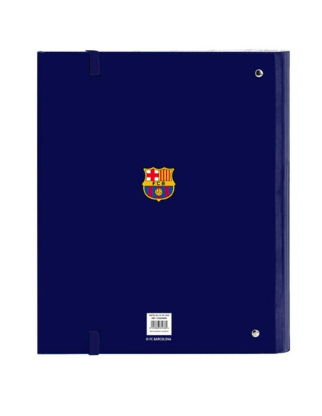 Carpeta 4 anillas FC Barcelona 100 hojas A4 de 35 cm.