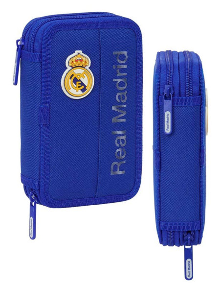 Estuche Plumier Real Madrid 29 piezas escolares en su interior