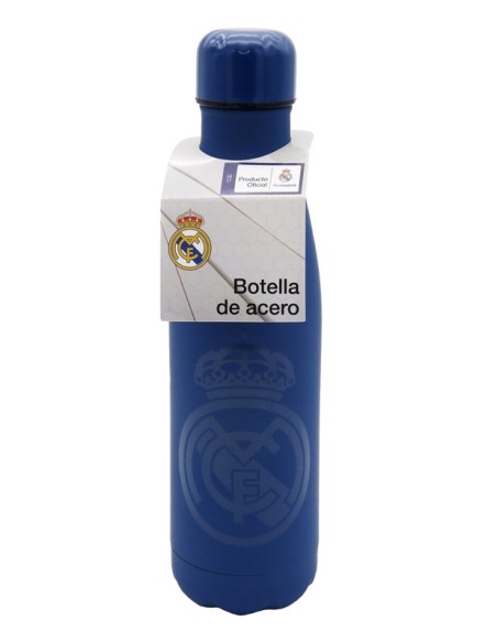Botella de acero inoxidable Real Madrid con doble pared