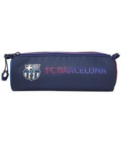 Estuche FC Barcelona cilindro con escudo holográfico